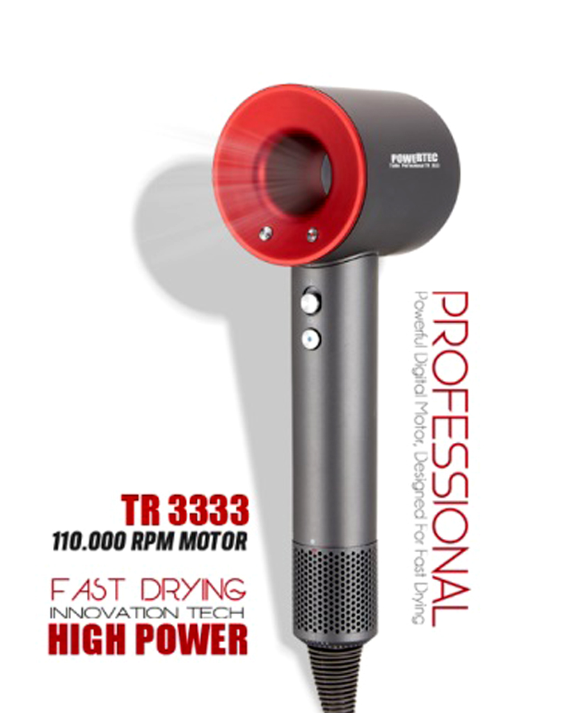 TR-3333 PLAZMA DİJİTAL FÖN MAKİNESİ