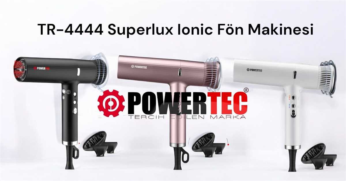 TR-4444 Superlux Ionic Fön Makinesi